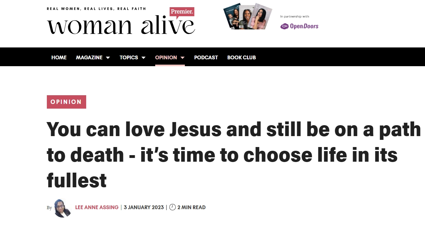 Woman alive magazine